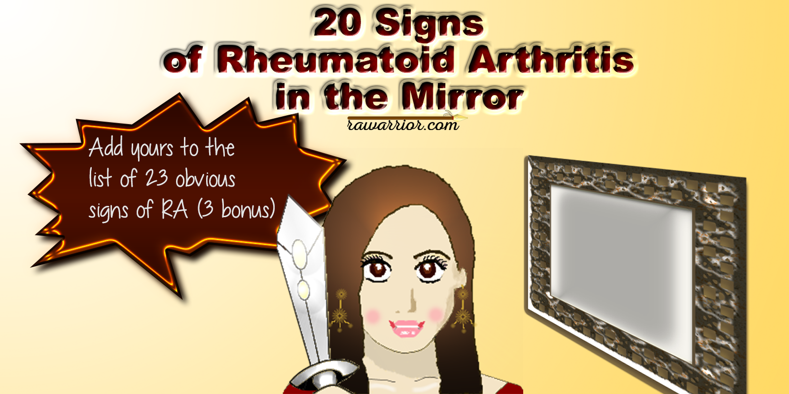 20 signs of rheumatoid arthritis