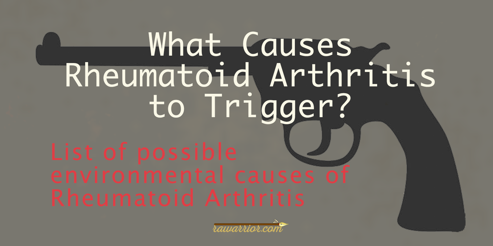 what causes rheumatoid arthritis trigger