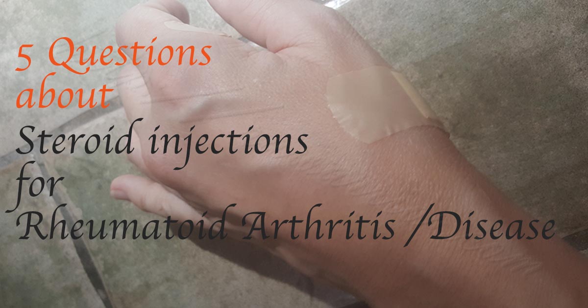 steroid injections for rheumatoid arthritis
