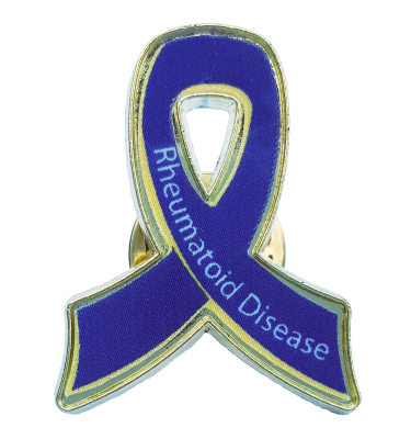 Rheumatoid Arthritis Awareness pin on Amazon.com
