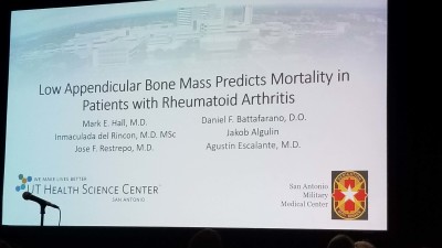 RA bone mineral density research