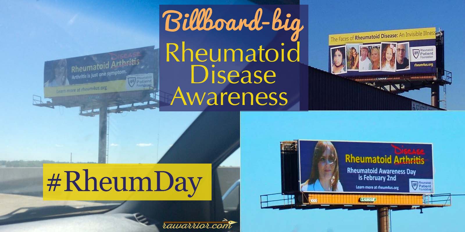 rheumatoid disease awareness billboards