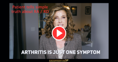 Rheumatoid arthritis public service announcement video