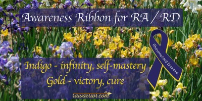 Awareness Ribbon for Rheumatoid Arthritis