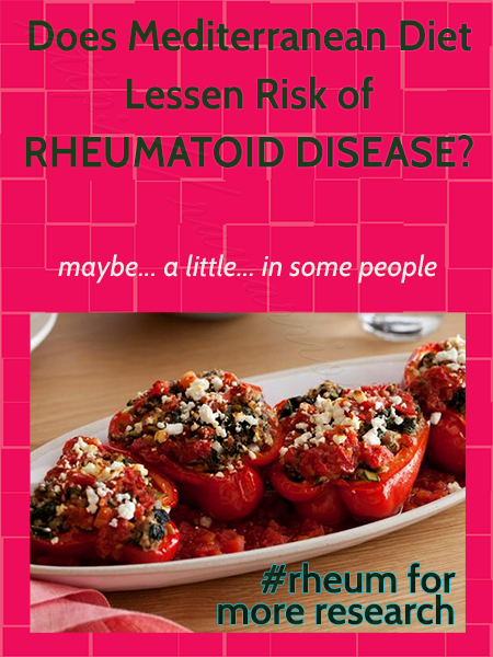 Does Diet Influence the Risk of Developing Rheumatoid Arthritis (RA)?