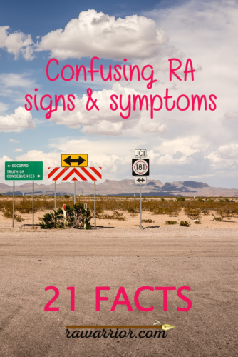 Rheumatoid Arthritis signs and symptoms